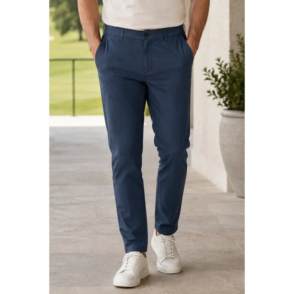 Jack Archer Jetsetter Tech Pants 36 x 28 Deep Blue Travel Performance Stretch - Picture 1 of 8